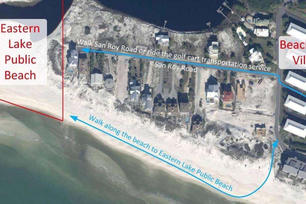 Short Walk Or Shuttle To Wide Open Public Beach! Santa Rosa Beach Kültér fotó
